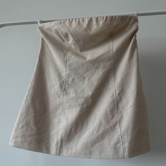 4th & Reckless Cream Linen Liana Corset - Picture 3 of 6